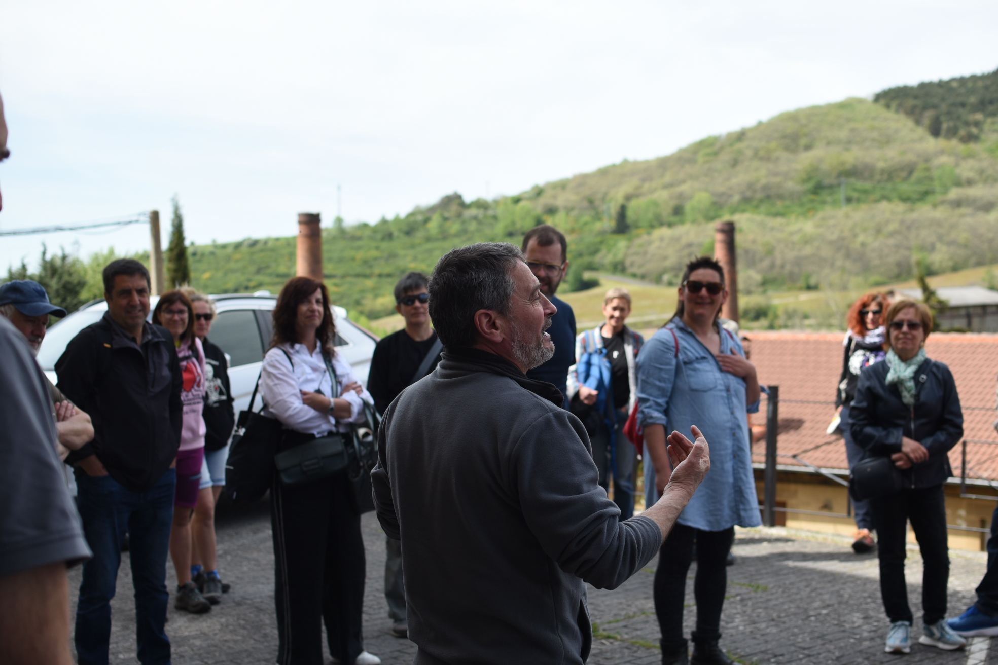 Fernando Cuevas at the CIM's entrance